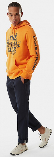 Толстовка мужская The North Face Himalayan Bottle Source Po Hoodie Light Exuberance Orange - Фото 6 большая