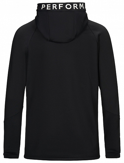 Куртка мужская Peak Performance Rider Zip Hood Black - Фото 3 большая
