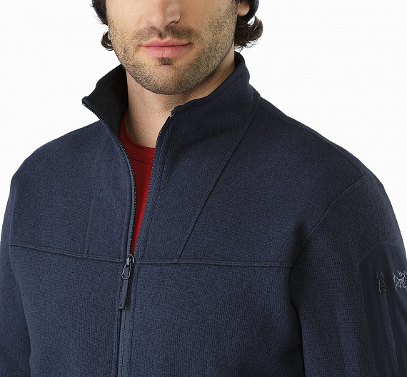 Куртка мужская Arcteryx Covert Cardigan Kingfisher - Фото 4 большая