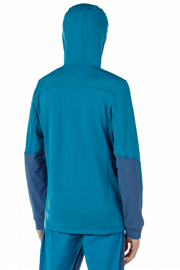 Куртка мужская Ortovox Fleece Light Tec Hoody Blue Sea - Фото 4 большая