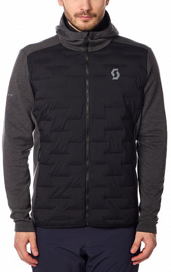 Куртка мужская Scott Defined Warm Hybrid Black - Фото 1 большая