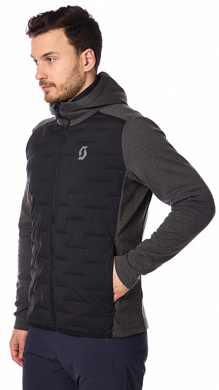 Куртка мужская Scott Defined Warm Hybrid Black - Фото 5 большая
