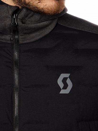 Куртка мужская Scott Defined Warm Hybrid Black - Фото 8 большая