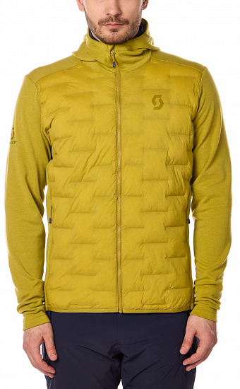 Куртка мужская Scott Defined Warm Hybrid Savanna Green - Фото 1 большая