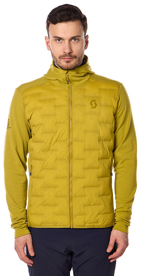 Куртка мужская Scott Defined Warm Hybrid Savanna Green - Фото 4 большая
