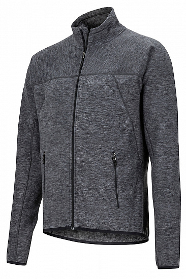 Куртка мужская Marmot Pisgah Fleece Dark Steel - Фото 3 большая