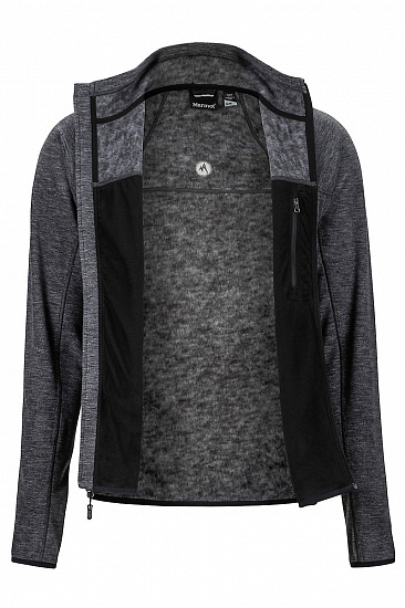 Куртка мужская Marmot Pisgah Fleece Dark Steel - Фото 4 большая