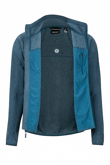 Куртка мужская Marmot Pisgah Fleece Denim - Фото 4 большая