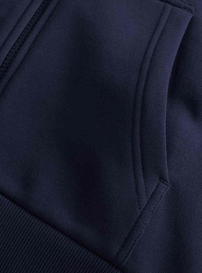 Куртка мужская Peak Performance Original Zip Hoody Blue Shadow - Фото 3 большая