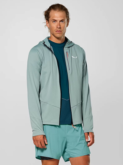 Куртка мужская Salewa Pedroc PL 3 Hood Willow - Фото 4 большая