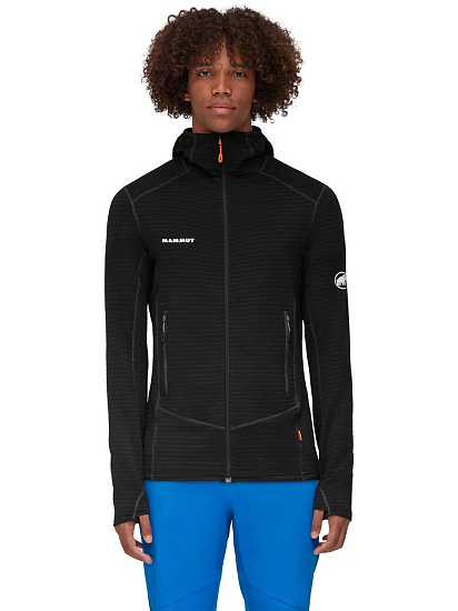 Куртка мужская Mammut Taiss Light ML Hd Black - Фото 2 большая