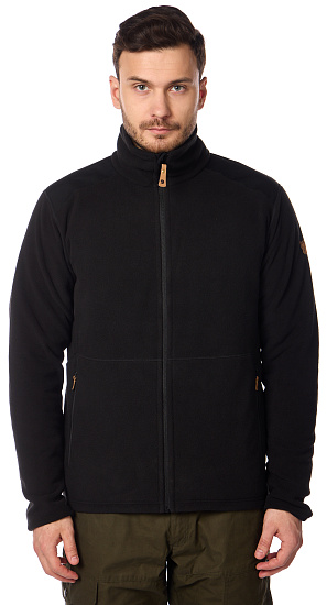 Куртка мужская Fjallraven Sten Fleece Black - Фото 2 большая