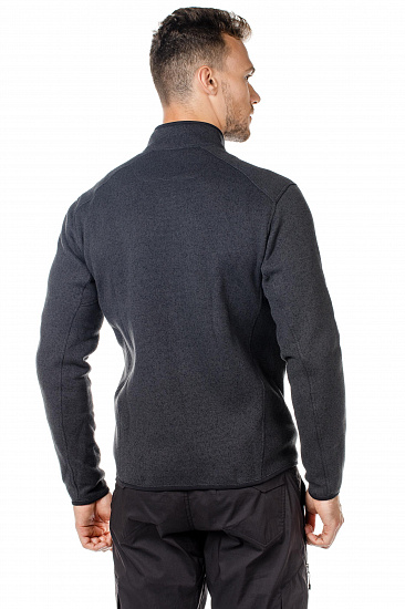 Куртка мужская Arcteryx Covert Cardigan Black Heather - Фото 5 большая