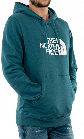 Толстовка мужская The North Face Drew Peak Pullover Hoodie Mallard Blue/Tnf White - Фото 4 большая