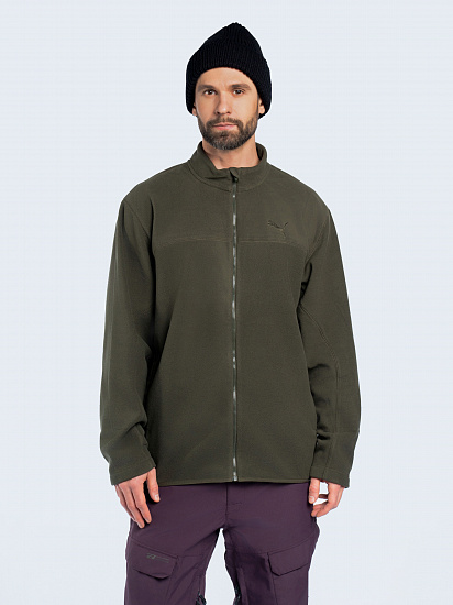 Куртка мужская Puma Winter Tech Dark Olive - Фото 4 большая