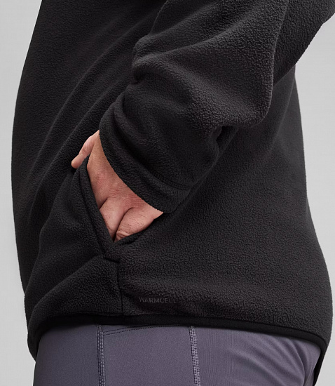 Куртка мужская Puma Winter Tech 1/4 Zip Black - Фото 4 большая