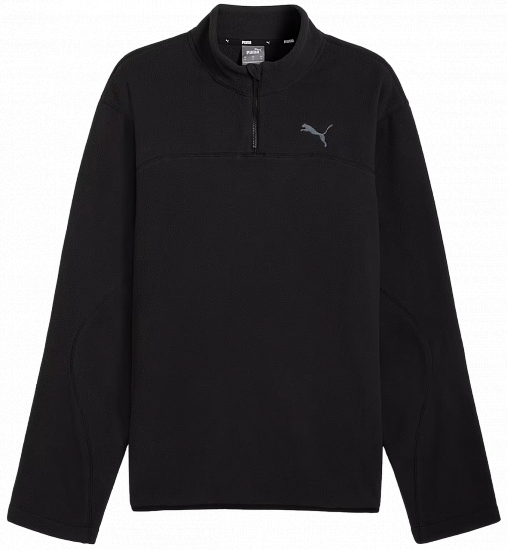 Куртка мужская Puma Winter Tech 1/4 Zip Black - Фото 1 большая