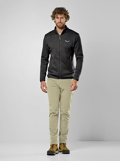 Куртка мужская Salewa Puez Rocca Pl Black Out - Фото 6 большая