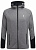 Куртка мужская Peak Performance Rider Zip Hood Med Grey Melange/Black - Фото 1 малая