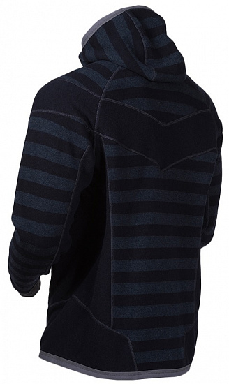 Куртка мужская Bergans Hollvin Wool Dk Navy/NightBlue Striped - Фото 4 большая