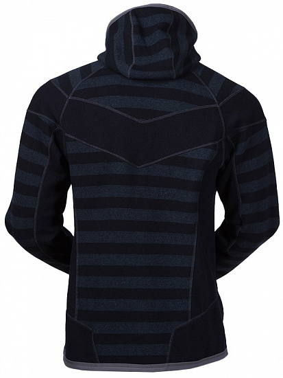 Куртка мужская Bergans Hollvin Wool Dk Navy/NightBlue Striped - Фото 5 большая