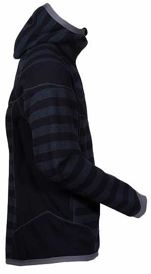 Куртка мужская Bergans Hollvin Wool Dk Navy/NightBlue Striped - Фото 6 большая