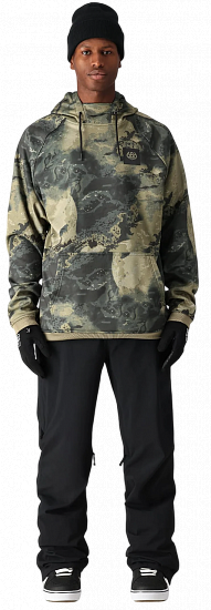 Худи мужское 686 Bonded Fleece Hoody Sage Hemisphere - Фото 4 большая