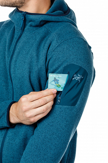 Куртка мужская Arcteryx Covert Hoody Ladon Heather - Фото 5 большая