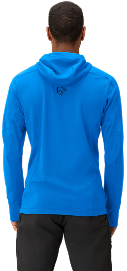 Куртка мужская Norrona Falketind Power Grid Zip Hood Skydiver - Фото 6 большая
