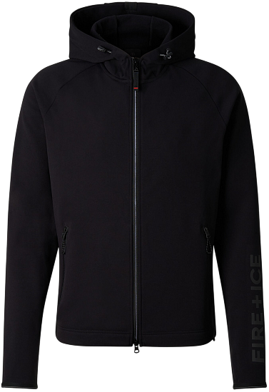 Куртка флисовая мужская Bogner Fire+Ice Glenn Black - Фото 1 большая