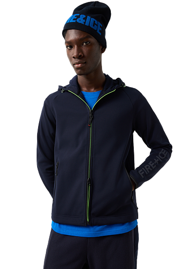Куртка флисовая мужская Bogner Fire+Ice Glenn Deepest Navy - Фото 4 большая