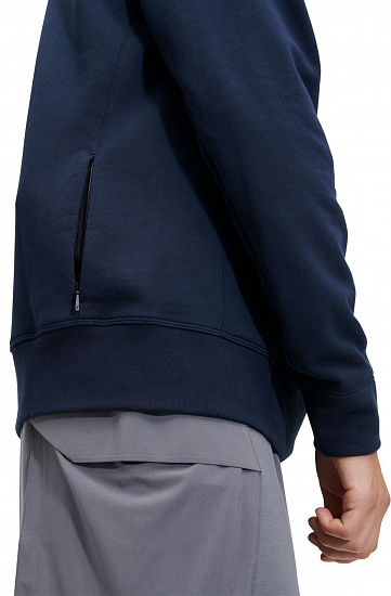 Толстовка мужская On Crew Neck Navy - Фото 6 большая