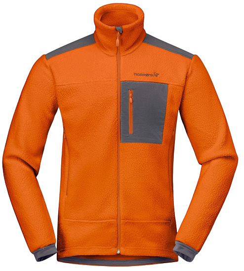 Куртка мужская Norrona Trollveggen Warm 3 Gold Flame - Фото 1 большая