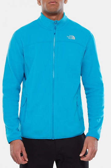 Куртка мужская The North Face 100 Glacier Full Zip Acoustic Blue - Фото 3 большая