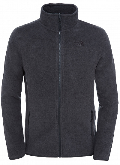 Куртка мужская The North Face 100 Glacier Full Zip Tnf Dark Grey Heather - Фото 1 большая