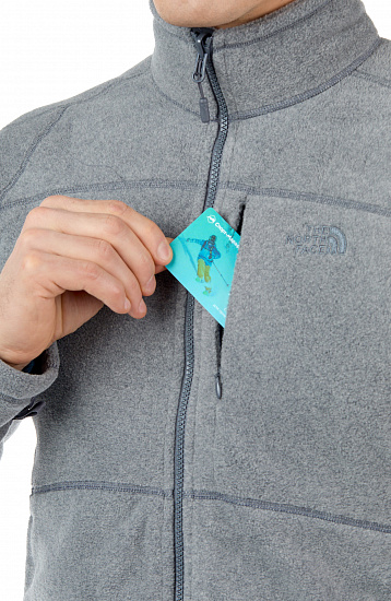 Куртка мужская The North Face 200 Shadow Full Zip Tnf Medium Grey Heather - Фото 9 большая