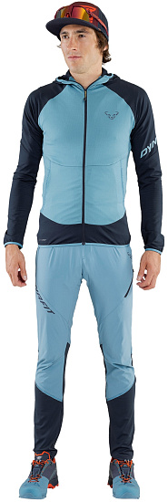 Куртка мужская Dynafit Transalper Light Polartec Hoody Blueberry Storm Blue - Фото 2 большая