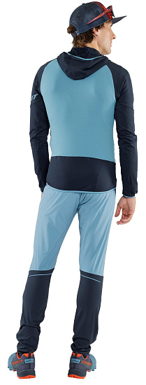 Куртка мужская Dynafit Transalper Light Polartec Hoody Blueberry Storm Blue - Фото 3 большая