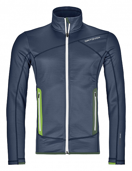 Куртка мужская Ortovox Fleece Night Blue - Фото 1 большая