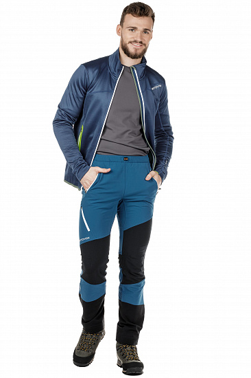 Куртка мужская Ortovox Fleece Night Blue - Фото 2 большая