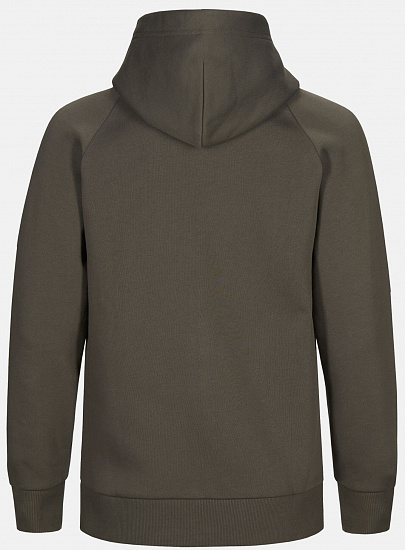 Куртка мужская Peak Performance Original Zip Hoodie Black Olive - Фото 3 большая