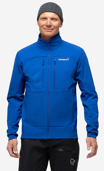 Куртка мужская Norrona Trollveggen Hiloflex200 Olympian Blue - Фото 3 большая