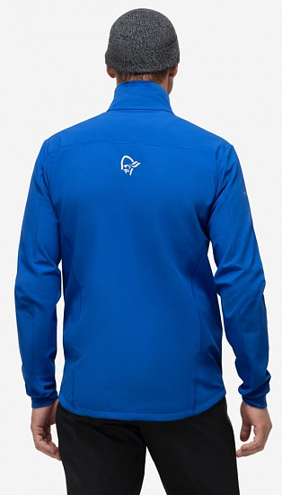 Куртка мужская Norrona Trollveggen Hiloflex200 Olympian Blue - Фото 4 большая