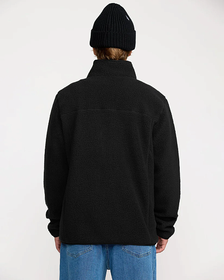 Куртка мужская Volcom Nelson Sherpa Fz Black - Фото 4 большая