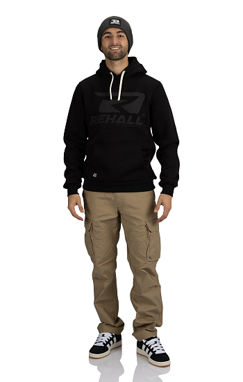 Худи мужское Rehall Kick-R Black - Фото 7 большая