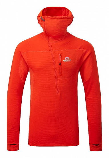 Пулон мужской Mountain Equipment Eclipse Hooded Zip T Cardinal Orange - Фото 1 большая