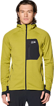 Куртка мужская Mountain Hardwear Polartec Power Grid Full Zip Moon Moss/Black