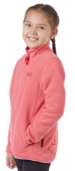 Куртка детская Jack Wolfskin Baksmalla Coral Pink - Фото 4 большая