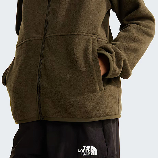 Куртка детская The North Face Glacier Full Zip Zip-in New Taupe Green - Фото 8 большая