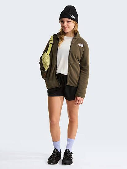 Куртка детская The North Face Glacier Full Zip Zip-in New Taupe Green - Фото 10 большая